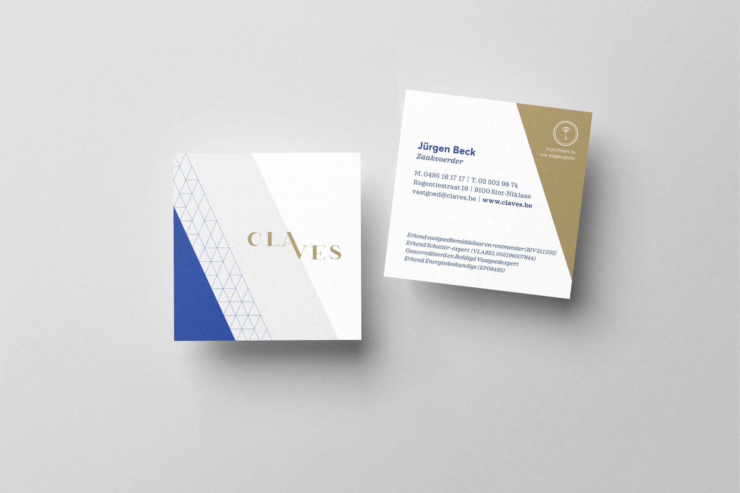 Claves - Business Card Mockup 2