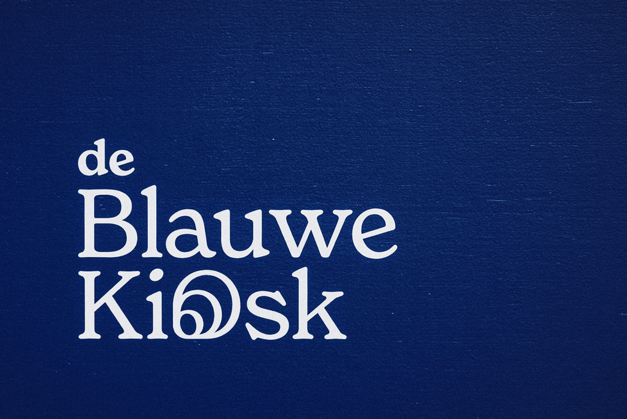 De Blauwe Kiosk — branding — beeld 1