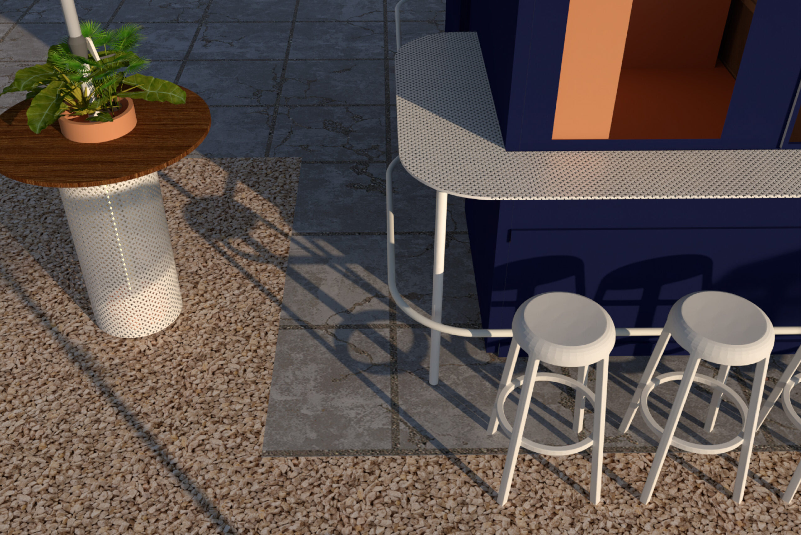 De Blauwe Kiosk — interior design - horeca — beeld 5
