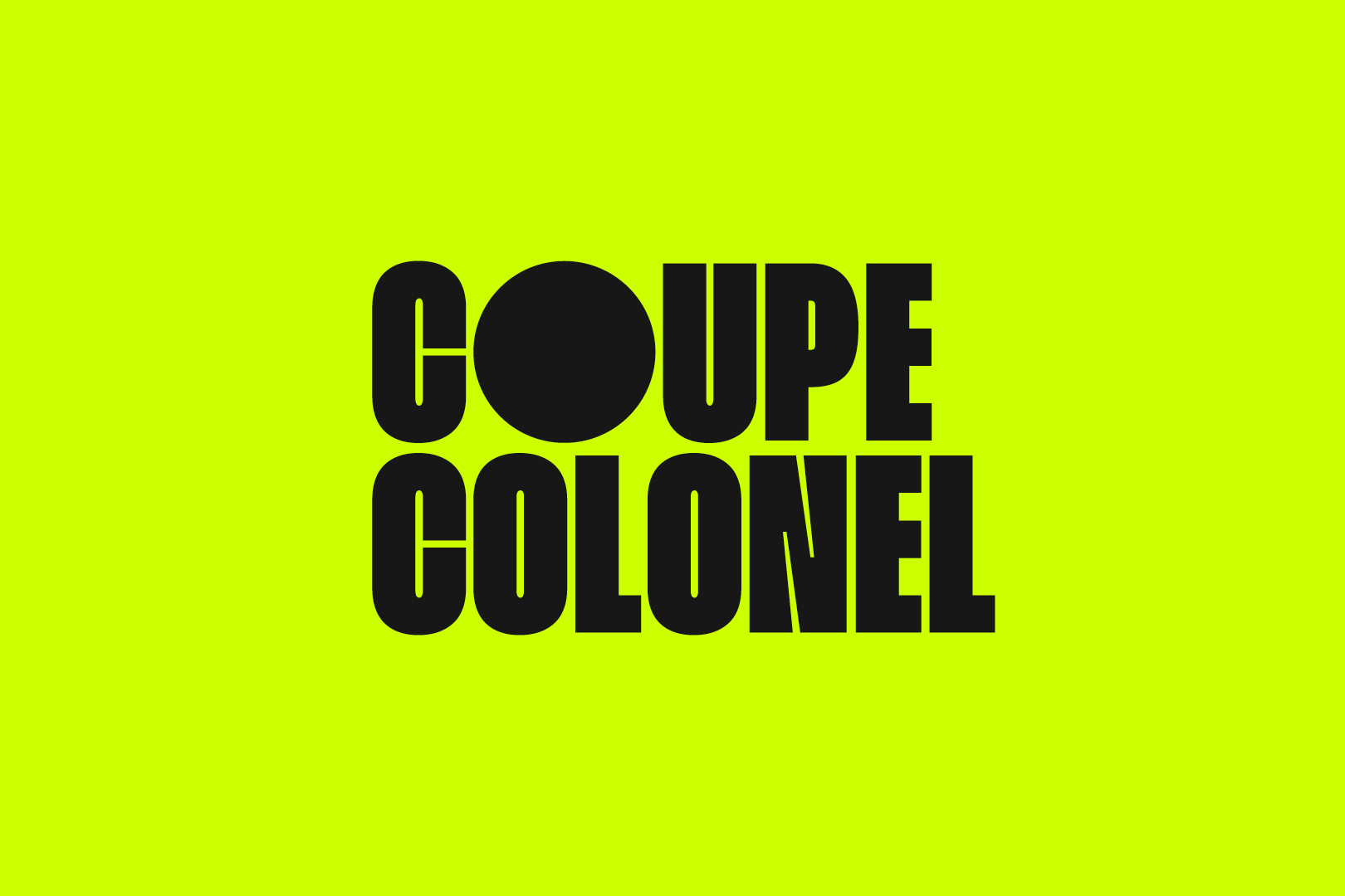 Coupe Colonel - project branding 1