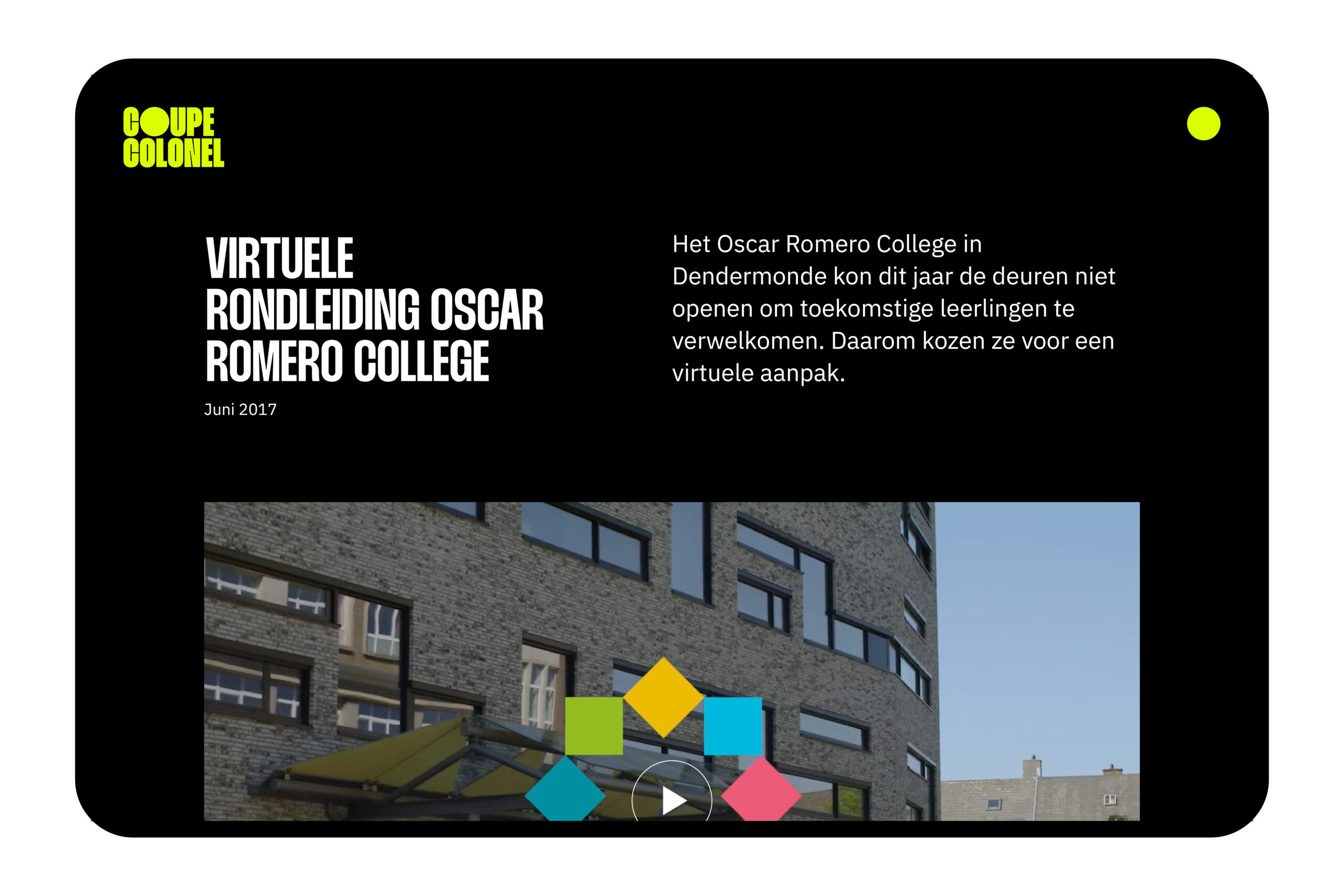 Coupe Colonel - project website 5