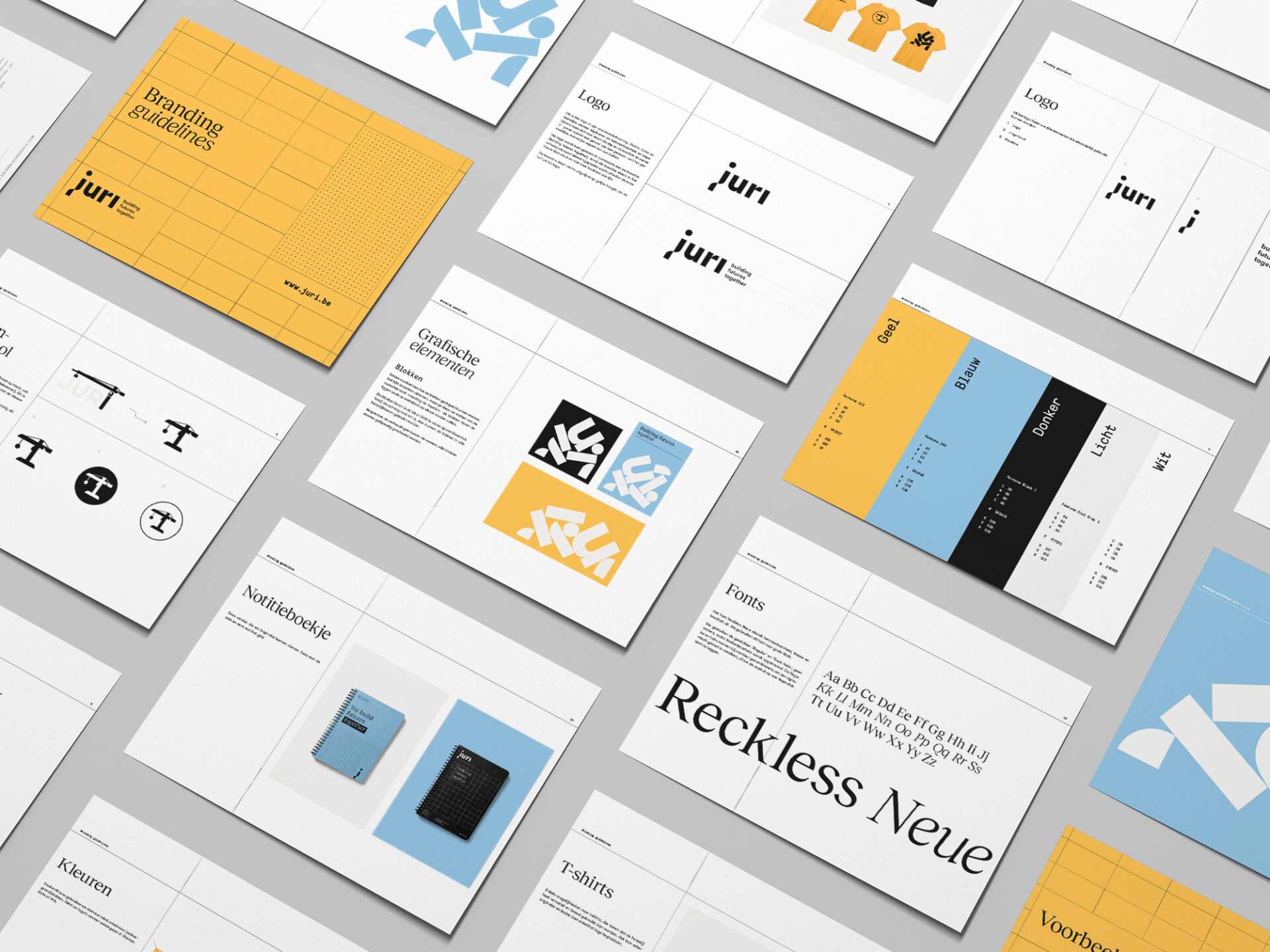 Juri - Branding guide mockup
