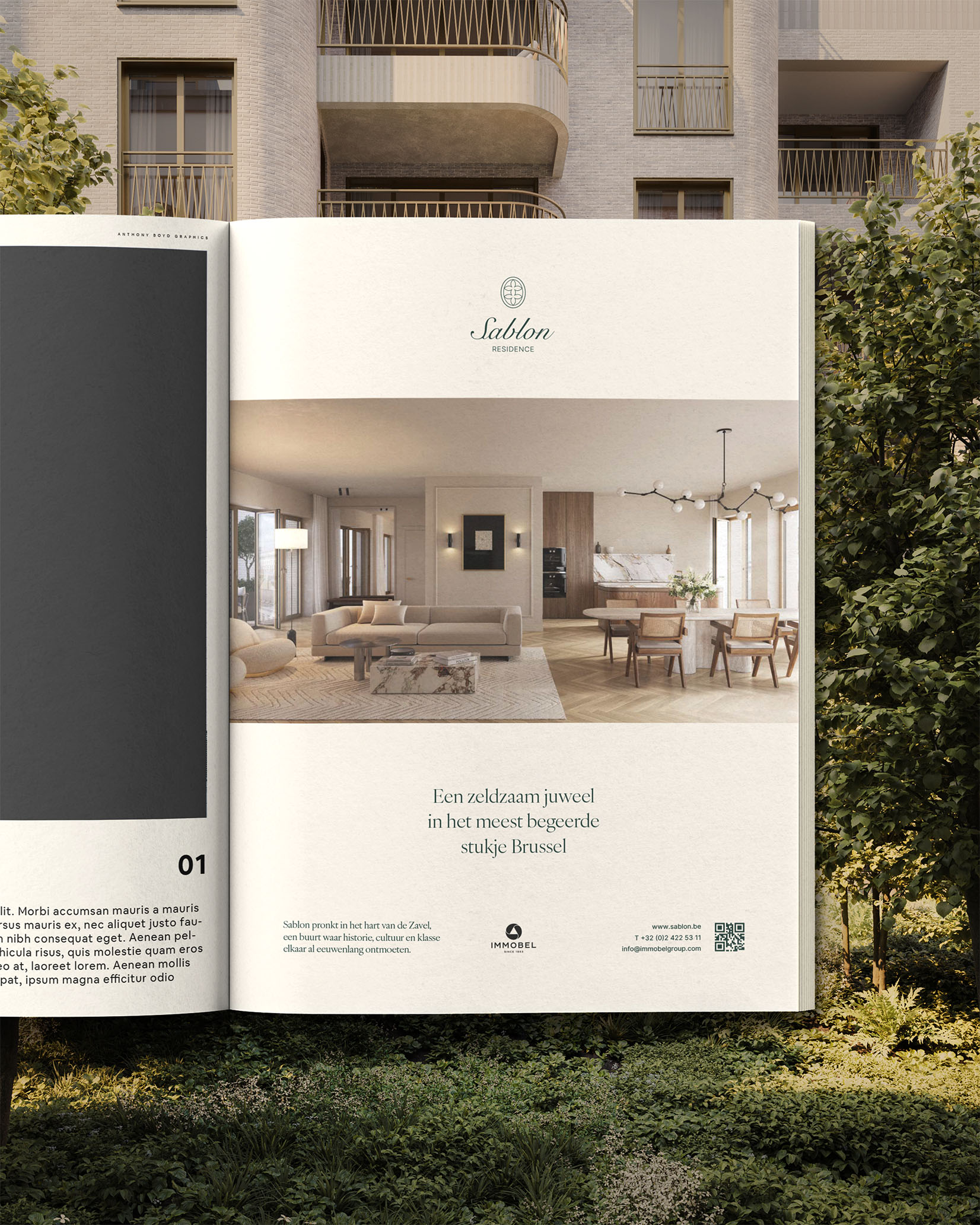 Sablon mockup - advertentie